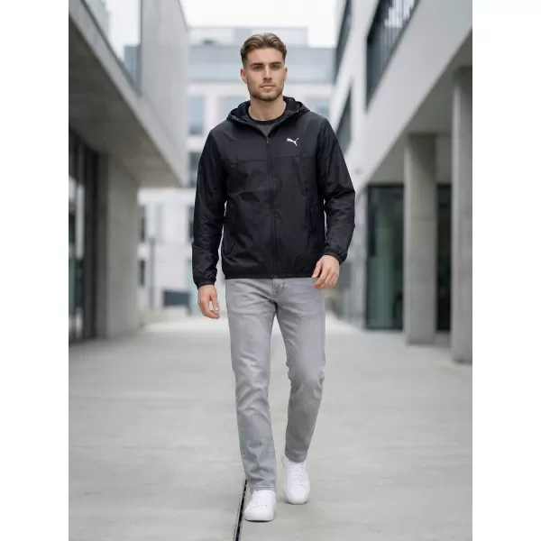  Muška vjetrovka PUMA ESS REGULAR WINDBREAKER 684625-01 CRNA 