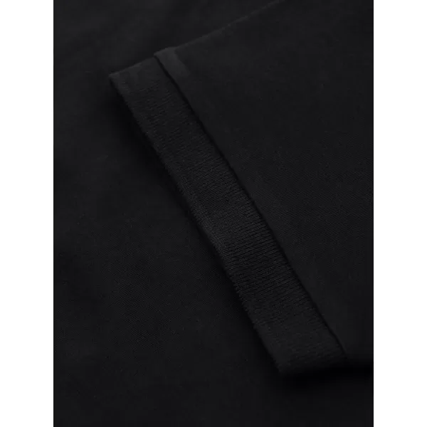 Muški majica OMBRE OM-POSS-0148 CRNI 