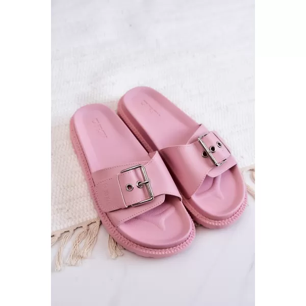  Modne ženske papuče BIG STAR JJ274A308 PINK Big Star Shoes 