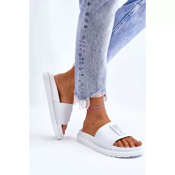  Ženske papuče BIG STAR LL274428 WHITE Big Star Shoes 