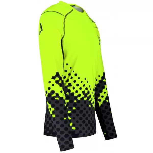  Vrhunska muška funkcionalna kompresijska majica dugih rukava ALTISPORT VOJ/ALM109TR03 FLUO ŽUTA 