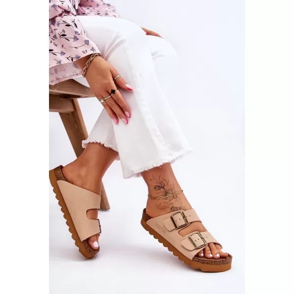  Ženske papuče BIG STAR LL274745 BEŽ Big Star Shoes 