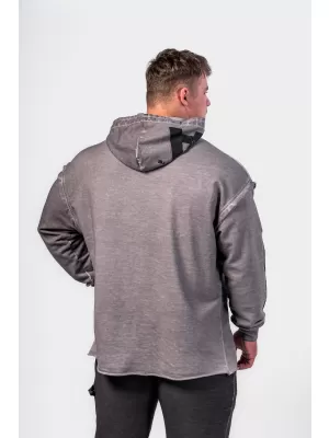 Isprani oversized hoodie NO BS 371 SVIJETLO SIVA Nebbia