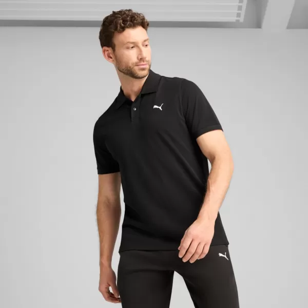  Muška majica s kragnom PUMA ESS PIQUE POLO 682554-01 CRNA 