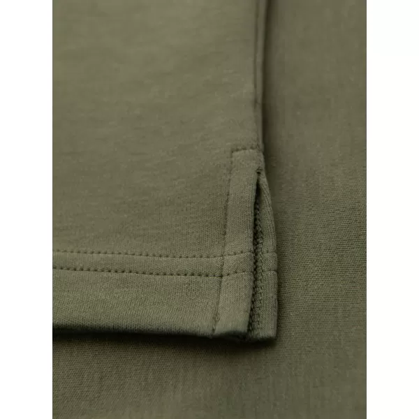  Muški majica OMBRE OM-POSS-0148 MASLINA 