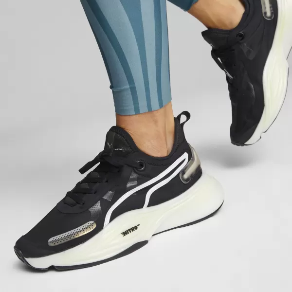  Dame PUMA PWR NITRO SQD WNS 378688_01 PUMA CRNA/PUMA BIJELA 