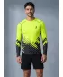 Vrhunska muška funkcionalna kompresijska majica dugih rukava ALTISPORT VOJ/ALM109TR03 FLUO ŽUTA
