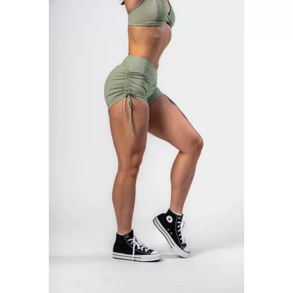  Push-up kratke hlače s vezicama STRONG BEAUTY 429 SVIJETLO ZELENE Nebbia 
