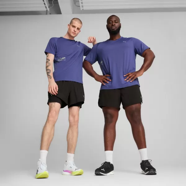  Kratke hlače PUMA M RUN ULTRAWEAVE 2IN1 5"" SHORT​ 526635-01 CRNI 