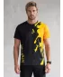 Muška premium funkcionalna majica ALTISPORT VOJ/ALM112TR01 CRNO-FLUO NARANČASTA