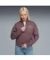 Ženska majica PUMA CLASS COMFORT HALF-ZIP SHORT CREW FL 688138-88 LJUBIČASTA