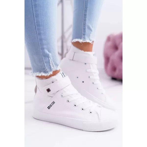  Ženske kožne gležnjače BIG STAR V274541FW WHITE Big Star Shoes 