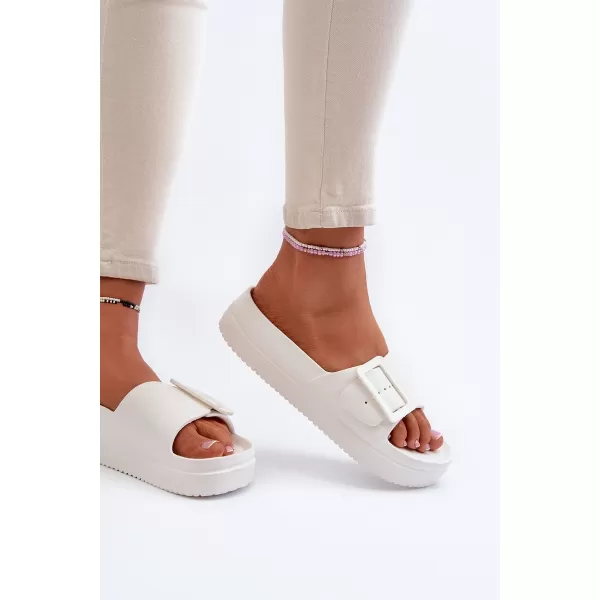  Ženske papuče BIG STAR NN274A661 WHITE Big Star Shoes 