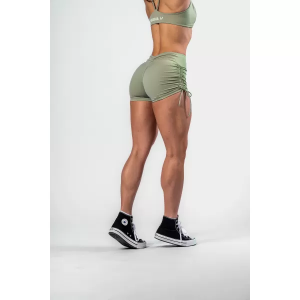  Push-up kratke hlače s vezicama STRONG BEAUTY 429 SVIJETLO ZELENE Nebbia 