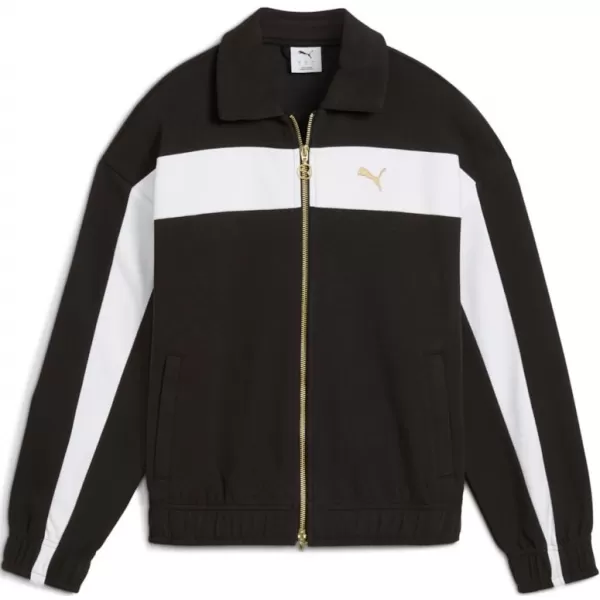  Ženska jakna PUMA T7 RELAXED TRACK JACKET 632137-01 CRNI 