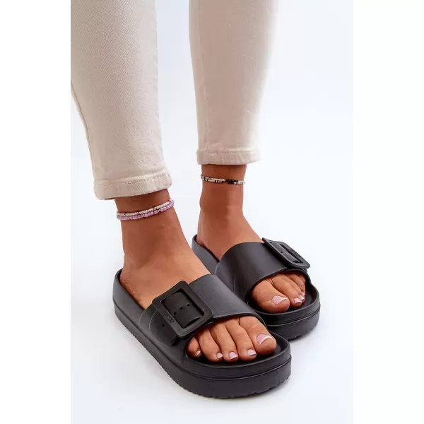  Ženske papuče BIG STAR NN274A662 BLACK Big Star Shoes 