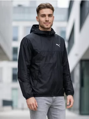 Muška vjetrovka PUMA ESS REGULAR WINDBREAKER 684625-01 CRNA